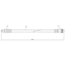 CAVO C800761A Fren Hortumu On 7700313596