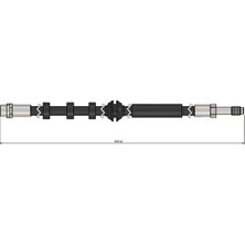 CAVO C900655A Fren Hortumu Arka 8K0611775A 8K0611775D 8K0611775J