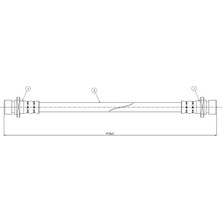 CAVO C800688A Fren Hortumu Arka 01466S2H000 (2 Adet Fiyatıdır)