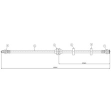 CAVO C800904A Fren Hortumu On 46448474