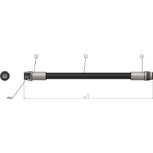 CAVO C800564A Fren Hortumu Arka 4621300QA 480694 8200003480