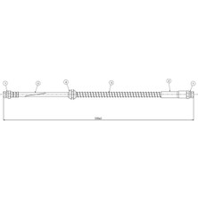 CAVO C900127A Fren Hortumu Arka 2K0611775C 2K0611775D