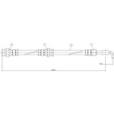 CAVO C900121A Fren Hortumu On B45543980