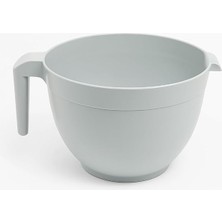 Pearl Shop Kabı, 3 Litre Hacimli, Saplı Çırpma Kasesi, Gri