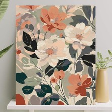 Pearl Shop Hobi Sanat Sayılarla Boyama Tuval Seti Fırça Boya Dahil (Çıtalı) 40X50 cm - Ilkbahar