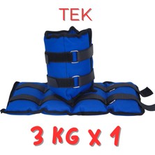 OM El ve Ayak Ağırlığı | Mavi | Cırtlı Ayarlanabilir | Fitness - Kondisyon - Spor | Egzersiz - Rehabilitasyon - Pilates