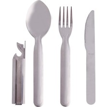 Pearl Shop Heavy Duty Yemek Seti,gümüş