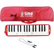 Pearl Shop Melodika 32 Tuşlu Bez Çanta Kırmızı