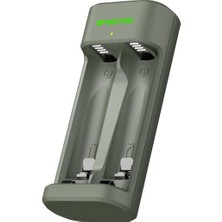 Pearl Shop E221 USB Şarj Cihazı (Pilsiz Model) 2 Kanallı Hem Aa Hemde Aaa Şarjlı Piller Için