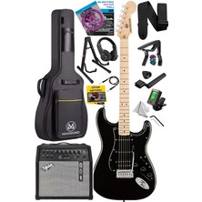 Pearl Shop MAP-35BK-50AMP Maple Klavye Ssh 50W Amfili Elektro Gitar Seti