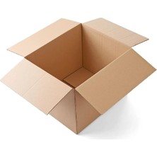 Pearl Shop Oluklu Kargo Kolisi 60X40X40 cm Esmer Bc Dalga 10 Adet