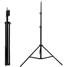 Pearl Shop Alüminyum Alaşımlı Işık Standı 2 Metre Ayarlanabilir Yaylı Yastıklı Fotoğraf Tripod Standları Fotoğraf Stüdyosu Flaşları, Halka Işık Standı, Fotoğraf Ekipmanları Flash Standı