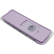 Pearl Shop Silikon Tabanlı Buz Kalıbı, 12 Bölmeli, Yapışmaz Özellikli, Pratik ve Esnek, Premium (1, Mor)