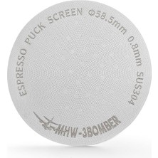 Pearl Shop Puck Screen 58 Mm, 0,8 mm Kalınlık Espresso Süzgeç, Süzgeç Için, 180ΜM Asil Çelik Espresso Pak Ekran, Espresso Aksesuarı, Barista Aksesuarı, 58 mm Porta Filtresi Için Filtre Model: FG5590