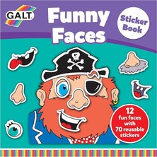 Pearl Shop Funny Faces Sticker Book 3 Yaş+ Aktivite Kitabı (A3069A)