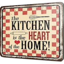 Pearl Shop Cam Kesme Tahtası My Kitchen Heart Desenli