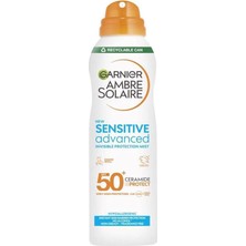 Pearl Shop Ambre Solaire Sensitive Advanced Hipoalerjenik SPF50 Güneş Koruyucu Mist 150ML
