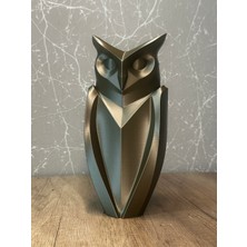 TSC 14CM Baykuş Minimalist Dekoratif Hediyelik Eşya Işyeri Karbon Pla