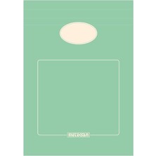 Pearl Shop A5 Karton Kapaklı Bloknot, Pastel Serisi, 80 Yaprak, Düz, Yeşil
