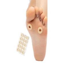 Pearl Shop Nasır Bandı, Sünger Parmak Taban Yama Bant, Delikli Sünger Ped, Ayakkabı Vurma Sürtünme Önleyici Bant 15 Adet