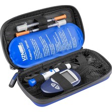 ınsülin taşıma çantası – soğutucu jel bölmeli, kompakt &amp; taşınabilir diyabet  saklama çantası, ısı yalıtımlı medikal soğuk çanta, seyahat uyumlu, vzn-2115