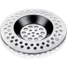 Pearl Shop Paslanmaz Lavabo Evye Süzgeci 7cm Ideal Boy Standart Gri Delikli Yeni Model Sök- Tak - Çıkar Kolay Temizlenir Lavabo/banyo/küvet Aksesaur 1 Adet
