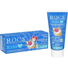 Pearl Shop Kids 3-7 Yaş Florürsüz Diş Macunu Meyve Külahı Tadında (1 x 45 G)