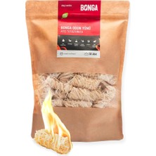 Pearl Shop Soba, Şömine, Mangal Tutuşturucu 50 Adet 700 gr - Jel ve Çıra Alternatifi Doğal Odun Yünü