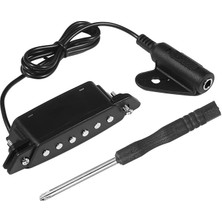 Pearl Shop Akustik Gitar Manyetik Manyetik,akustik Gitar Manyetik Pikap Pasif Manyetik Soundhole Bobin Pick-Up Çapraz Tornavidalı 6.35MM Jak Tüm Ha Akustik Gitarları Için Pil/sondaj Gerekmez