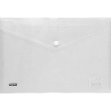 Pearl Shop Çıtçıtlı Dosya A4 Şeffaf 24'lü Poşet