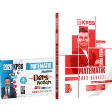 Benim Hocam Yayınları 2026 Kpss Matematik Akademisi Video Ders Notları - 2026 Kpss Matematik Tamamı Çözümlü Soru Bankası