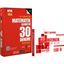 Benim Hocam Yayınları 2026 Kpss Tüm Adaylar Için Matematik-Geometri 30 Deneme Çözümlü - 2026 Kpss Matematik Ders Notları