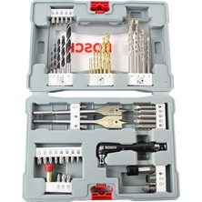 Pearl Shop Professional Accessories 49 Parça Uç ve Matkap Ucu Premium X-Line Seti (Beton Matkap Ucu, Fayans Matkabı, Evrensel Tutucu, Derinlik Durdurucu, Uç El Tornavidası, Sağlam Çanta Içinde, Aksesuar