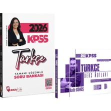 Benim Hocam Yayınları 2026 Kpss Türkçe Soru Bankası Çözümlü Öznur Saat Yıldırım - 2026 Kpss Türkçe Ders Notları