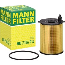 Pearl Shop Hu 716/2 x Yağ Filtresi (Citroen - Peugeot)