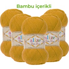 Alize Baby Best Bebek Örgü Iplği/bambu Içerikli Bebe Iplik/el Örgü İPI/281 Kanarya