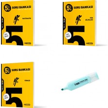 Hız Yayınları 5.sınıf Matematik Fen Bilimleri Türkçe Soru Bankası (Yeni Müfredat)