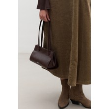 Manuka Sunhee Baget Omuz Çantası Kahverengi