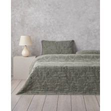 English Home Belle Bloom Tek Kişilik Yatak Örtüsü Takımı 160x220 cm Yeşil
