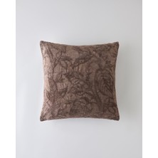 English Home Lily Kırlent Kılıfı 45x45 cm Kahve