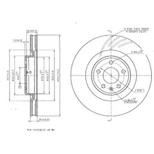 MGA 50740 Fren Diski On 8K0615301M (2 Adet Fiyatıdır)