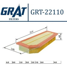 Grat 22110 Hava Filtresi A2710940304