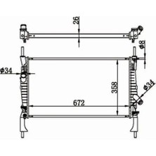 MGA 80583 Motor Radyatoru 7C118005AB