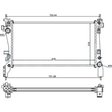 Oris MFI033034 Motor Radyatoru 1330V0 1330Y1