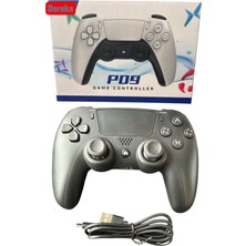 Doreka Kablosuz Bluetooth Bilgisayar Oyun Kolu - Ps4 Slim, Ps4 Pro ve Pc Uyumlu, Titreşimli Ergonomik Gamepad