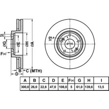 MGA 50147 Fren Diski On 8200007122 (2 Adet Fiyatıdır)