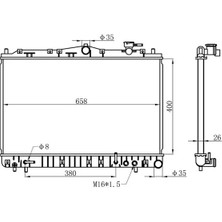 Oris BHY043026 Motor Radyatoru 2531033351 2531033371 2531033B11