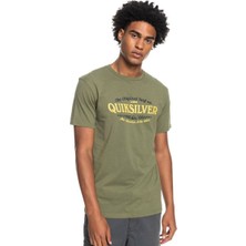 Quiksilver Check On It Erkek Yeşil Tişört