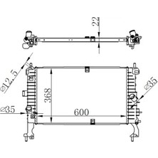 Oris BOP191022 Motor Radyatoru 1300260