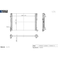 Kale 0550502AL Motor Radyatoru